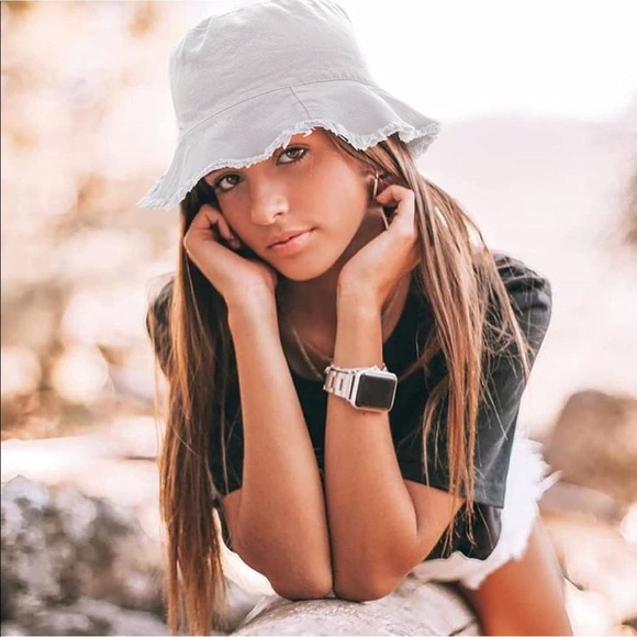 NWOT Black and White Bucket Hats (2 pack) - Picture 2 of 3